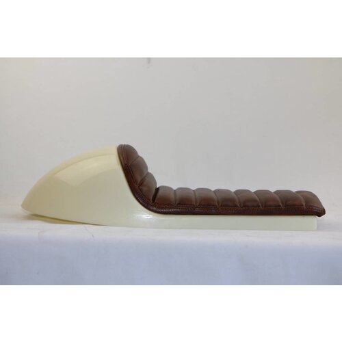 Cafe Racer Classic Seat Brown Thin Padding