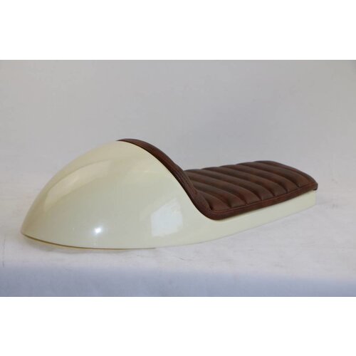 Cafe Racer Classic Sitzbank Braun Thin Padding