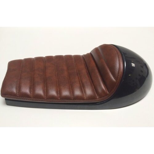 Cafe Racer Classic Sitzbank Braun Thin Padding