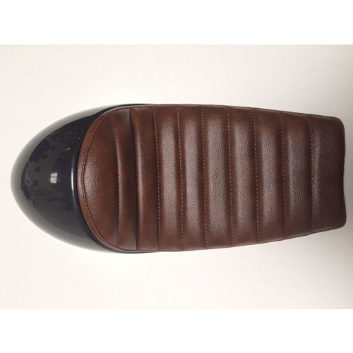 Cafe Racer Classic Sitzbank Braun Thin Padding