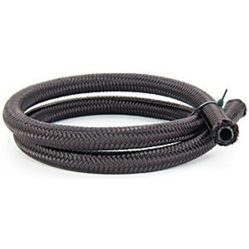 75CM Braided Textile Fuel Hose 8MM Black
