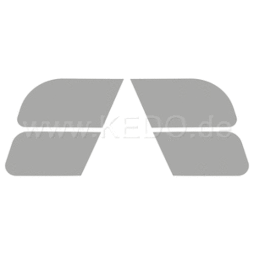 Kedo SR400/500 Side cover Stickerset zilver