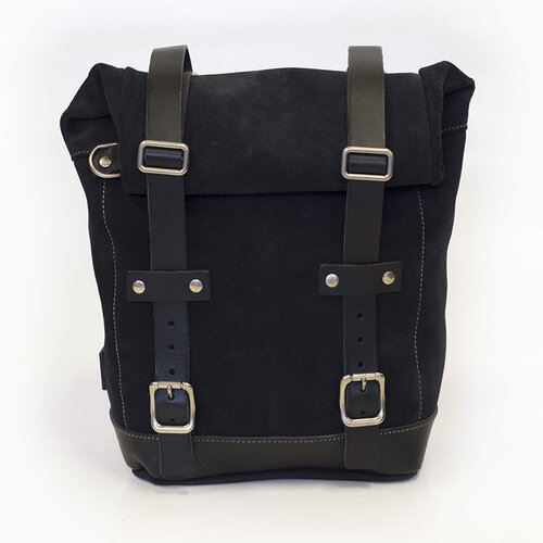 UNIT Garage Waxed Suede Bagage Tas / Saddle Bag
