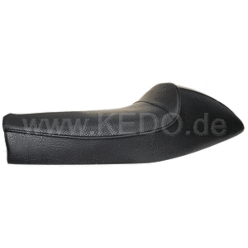 Kedo SR400 / 500 / T Doppelsitz 'Classic Racer' Schwarz mit weißen Streifen und schwarzem Paspel