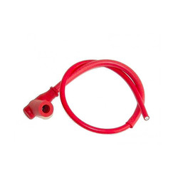 Spark plug cap + Silicone Cable CR4 Red