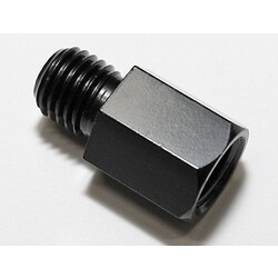 Adapter, Hole M10 R/H To Bolt M10 R/H Thread - black