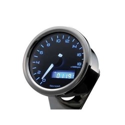Daytona Velona Tachometer Chrome 18.000 RPM