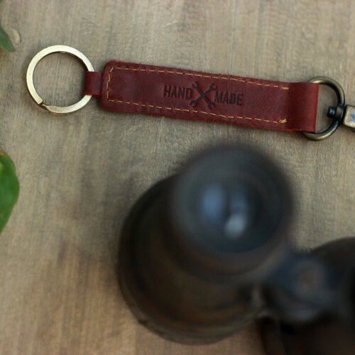 Trip Machine Classic Key Ring Cherry Red