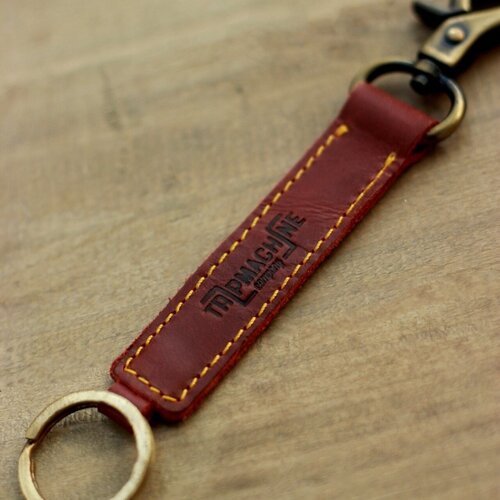 Trip Machine Classic Key Ring Cherry Red
