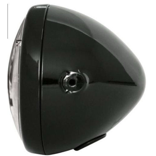 Highsider 7" Clear Black Koplamp RENO 3