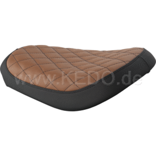 Kedo SR400 / 500 Solo-Seat schwarz / braun Rautenmuster