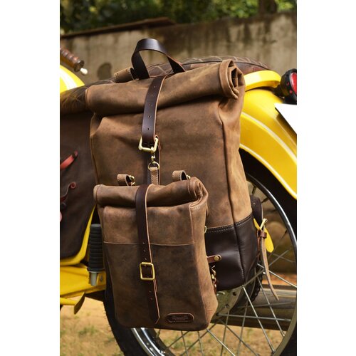 Trip Machine Mini Pannier Tobacco Brown