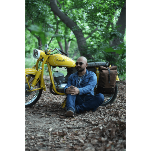 Trip Machine Backpack Pannier - Classic Roll Top Tobacco