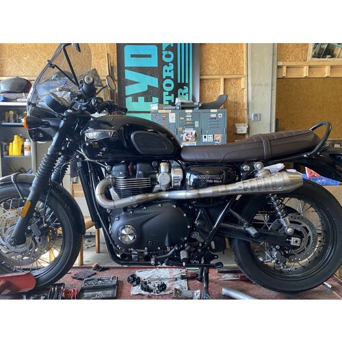 MAD Exhaust Triumph Bonneville Auspuff - High Twins
