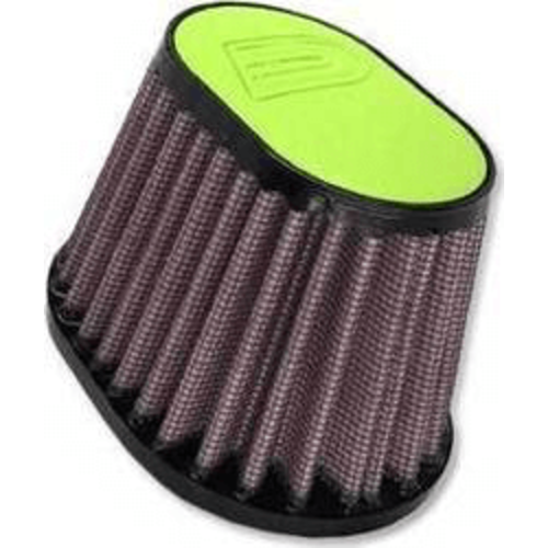 Filtre à air ovale avec sommet en cuir 44MM