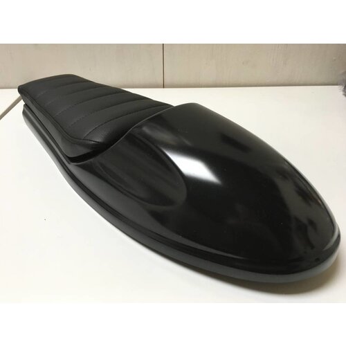 C.Racer Cafe Racer "Future" Seat Tuck 'N Roll Black Type 2