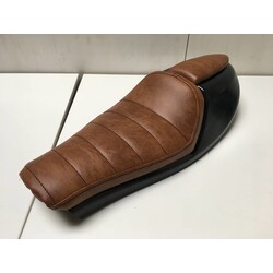Cafe Racer "Neo" Seat Tuck 'N Roll Brown Type 3