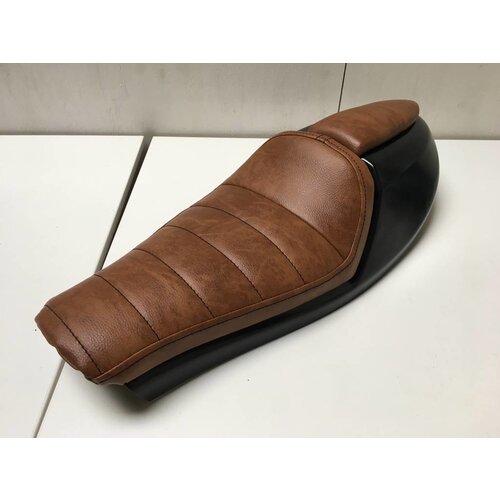 C.Racer Cafe Racer "Neo" Seat Tuck 'N Roll Brown Type 3