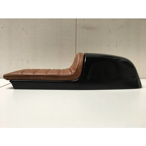 C.Racer Cafe Racer "Imola" Seat Tuck 'N Roll Brown 5