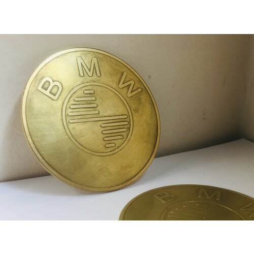 MCU Kit d'emblèmes en bronze BMW faites à la main 70 mm