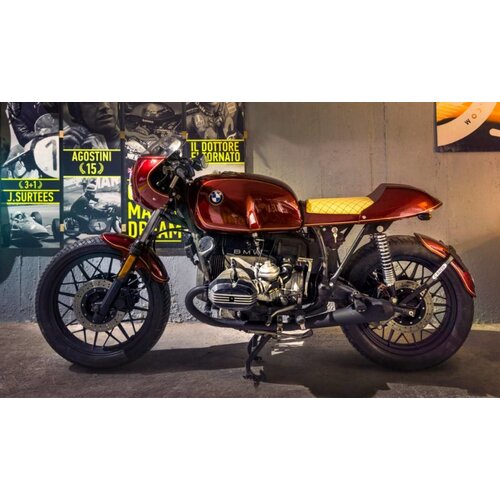 C.Racer Selle marron Scrambler Tuck 'N Roll Type 9