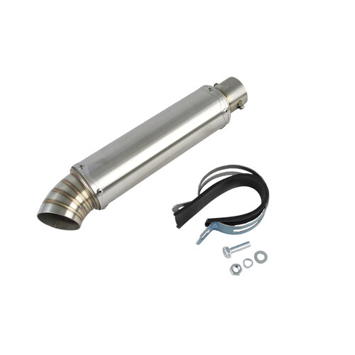 Exhaust Silencer Type 2 Stainless Steel 51mm