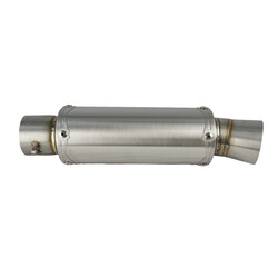190MM Universal stainless steel exhaust silencer with 51MM Inlet, Type 2