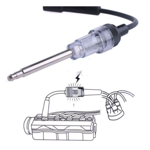 In-line ignition spark tester