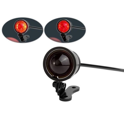 Feu arrière rouge vintage - usinage CNC