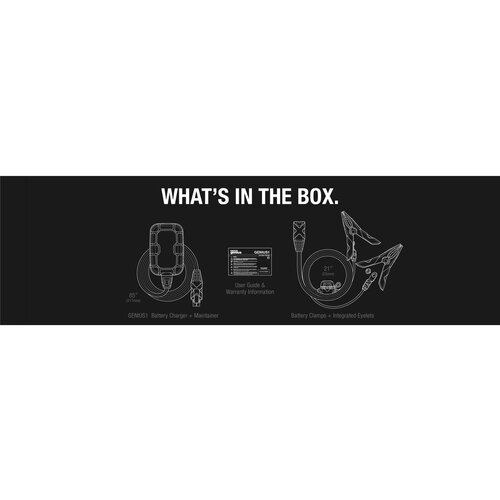 Noco Genius1 Allround 6 / 12 V Lithium / Gel / Lead Smart Battery Charger