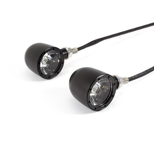 Set Bullet Running Lights & Indicators Combination Black