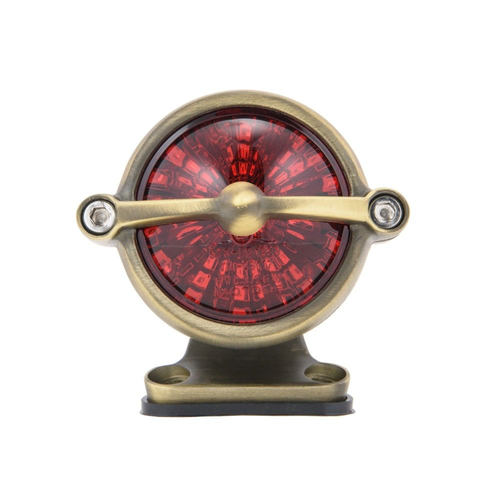 Motone Bel Air achterlicht + spatbordbevestigingsset - messing