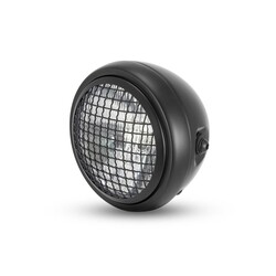 6" Mesh Headlight Scrambler Black