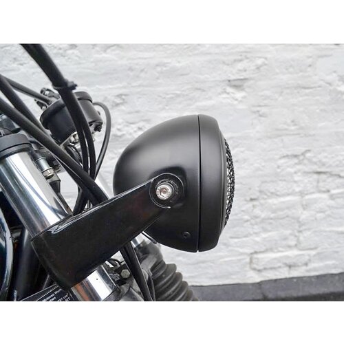 6" Mesh Headlight Scrambler Black