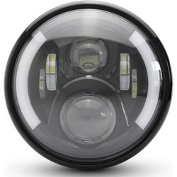 7  "Multi LED Scheinwerfer + Blinker Schwarz Typ 2