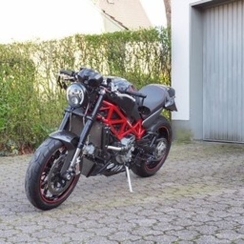 7 "Multi LED Scheinwerfer + Blinker Schwarz Typ 2