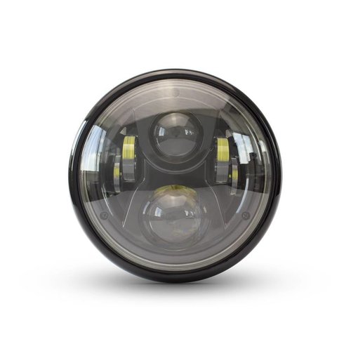 7 "Modern Multi LED Scheinwerfer - Schwarz