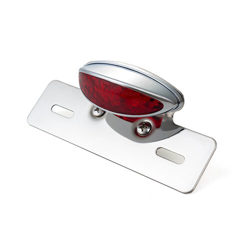 LED Chrome Taillight with License plate holder