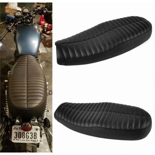 Motone Selle duo Bonneville "Rattle Snake" - Noir