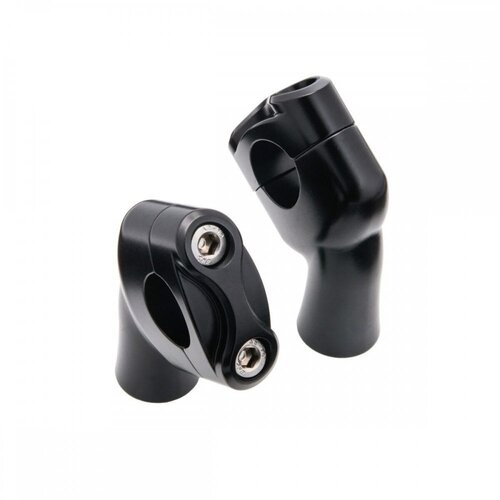 Motone Up-and-Over Riser Kit voor 28,6 mm Fat Bars - Zwart