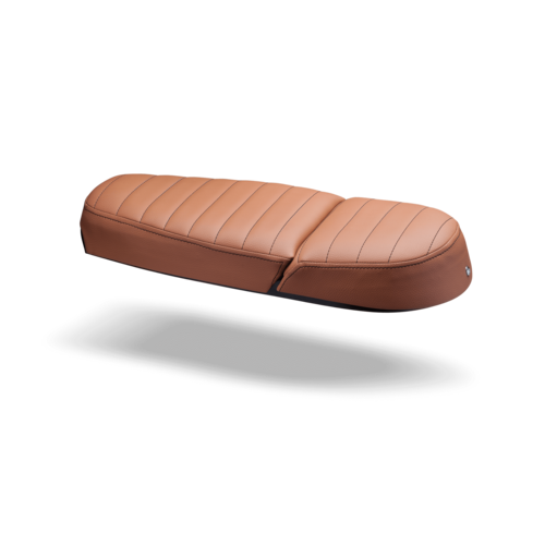 C.Racer Cafe Racer "Multiseat" Tuck 'N Roll Brown