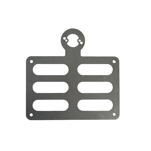 MCU Support de plaque d'immatriculation avec support de feu arrière