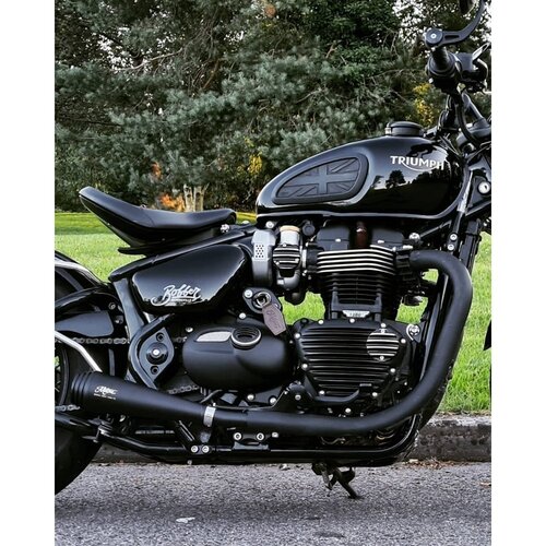 Motone Saturn V - Auspuffanlage - Bobber / Speedmaster - Schwarz