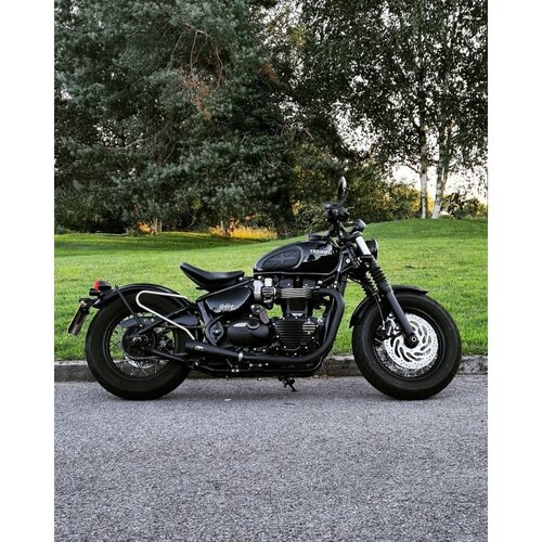 Motone Saturn V - Auspuffanlage - Bobber / Speedmaster - Schwarz