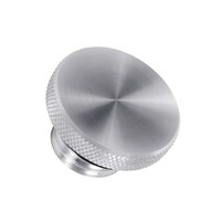 Bouchon de réservoir de carburant personnalisé - Aluminium billette - Fini satiné filé