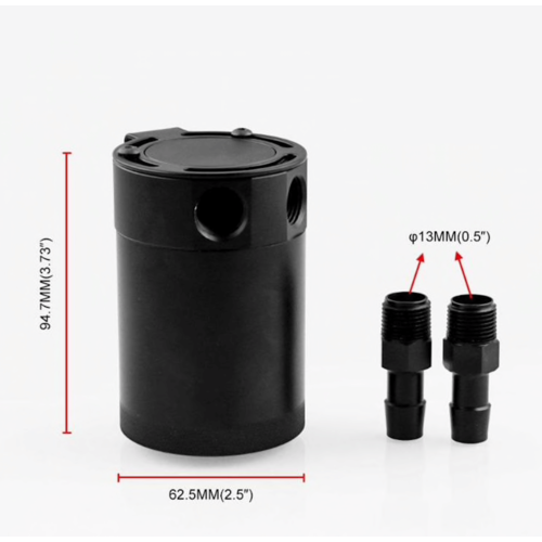 2-Port Aluminium Oil Catch Tank