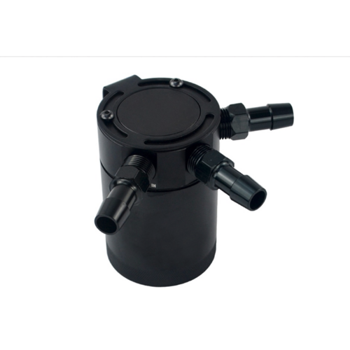 3-Port Aluminium Oil Catch Tank Schwarz