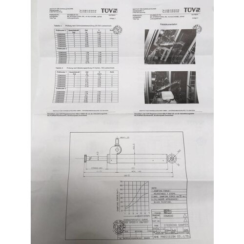 Amortisseur de direction universel