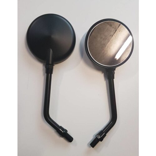 Set Spiegels - Rond Zwart