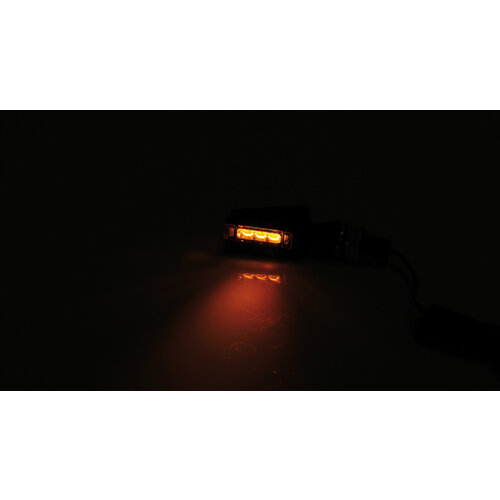 Highsider LED Bar End turn signals Flight tinted glass